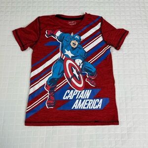 Boys Jumping Bean Active Captain American Tee Size 7